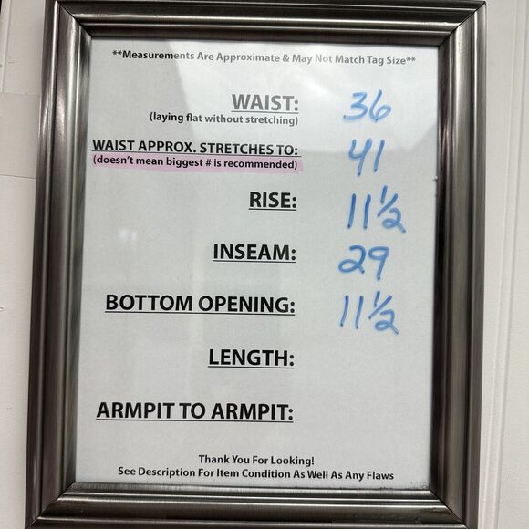 Logo Lounge Skinny Pants Sz Large Gray Pull On Stretch Soft Casual Lace Hem - Picture 6 of 12